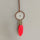 Creative feather car pendant safety car accessories
