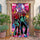 Vibrant Disco Party Photo Props Banner, Vintage Night Club Neon Music Party Polyester Photography Background for Disco Theme
