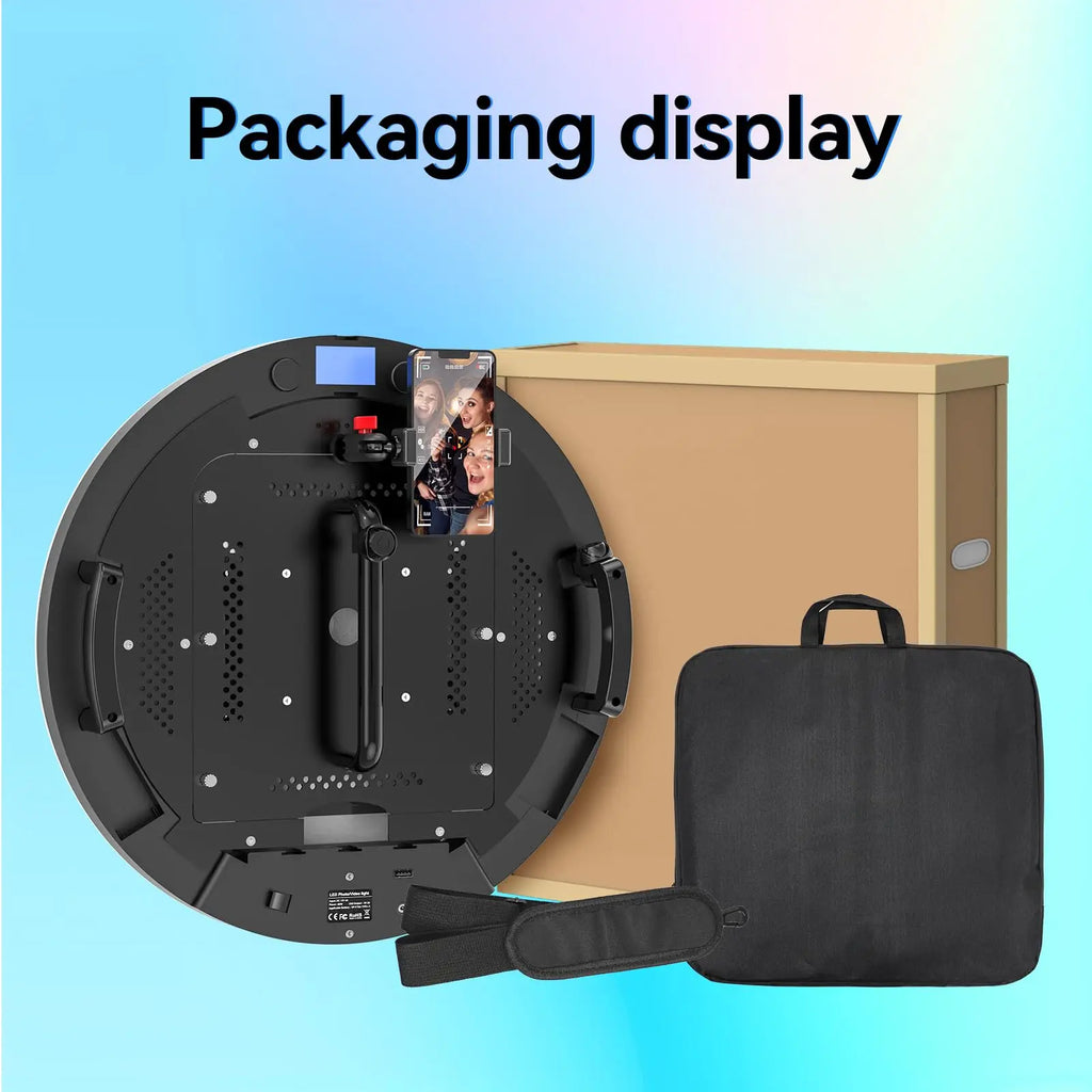 Roaming Photo Booth Compatible with Ipad 10.9in 10.2in Portable Photo Booth Ring Light for Ipad Photobooth Machine with Softwar