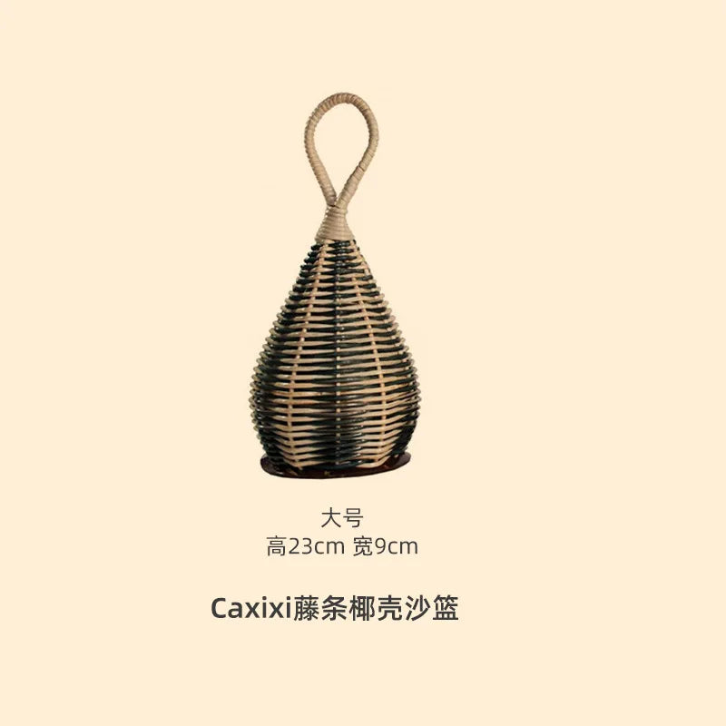 Terre Sand Basket Traditional African Accompaniment Instruments ASMR Sound AIDS Sleep Healing Yoga Wave Percussion Instruments