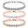 Elegant Bracelet for Women Chain Cubic Zircon Rhinestone Shiny Inlaid Bangle Bracelet Gifts