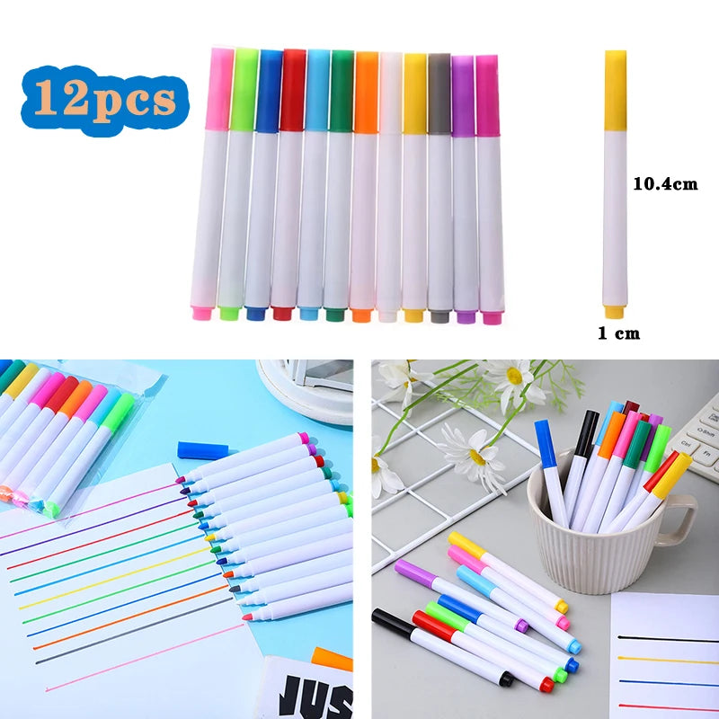 Glowing Acrylic Marker Board Children Drawing Toys Erasable LED Luminous Message Board DIY Colored Graffiti Coloring Craft Toys