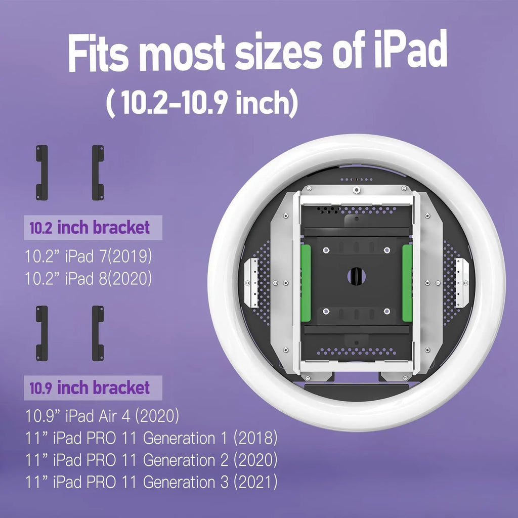 Roaming Photo Booth Compatible with Ipad 10.9in 10.2in Portable Photo Booth Ring Light for Ipad Photobooth Machine with Softwar