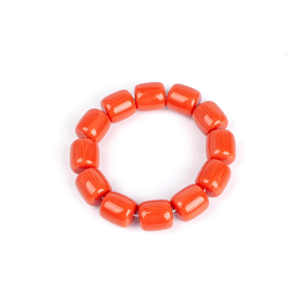 Pure African Bead Wedding Jewelry Set para Mulheres, Imitação Coral Colar, Nigéria Noiva Acessórios, Anniversary Party, Frete Grátis