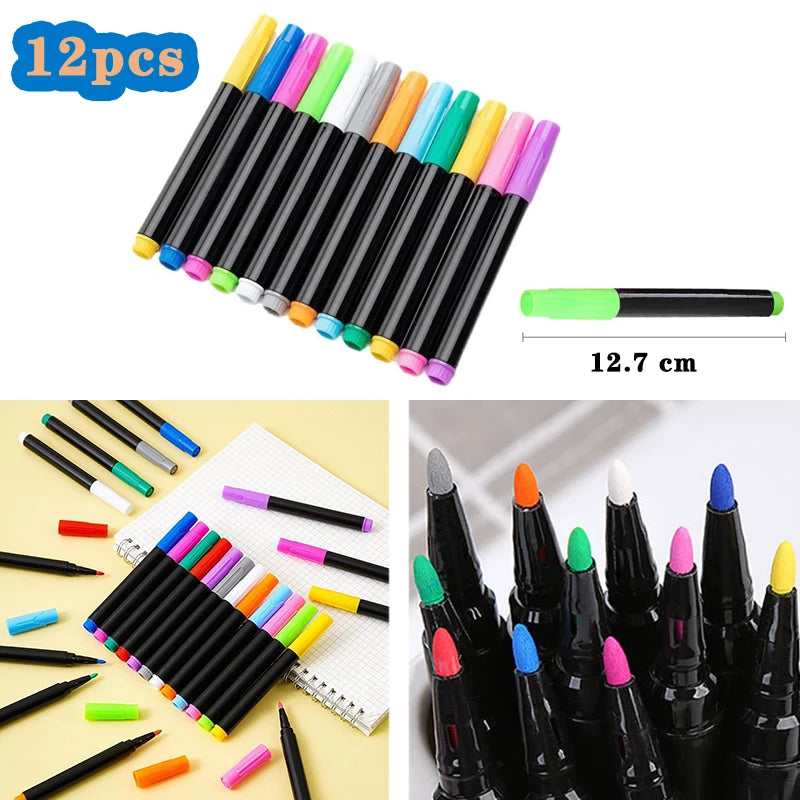 Glowing Acrylic Marker Board Children Drawing Toys Erasable LED Luminous Message Board DIY Colored Graffiti Coloring Craft Toys