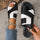Plus Size Color Matching Toe Covering Flat Slippers