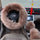 Three-piece wool steering wheel cover