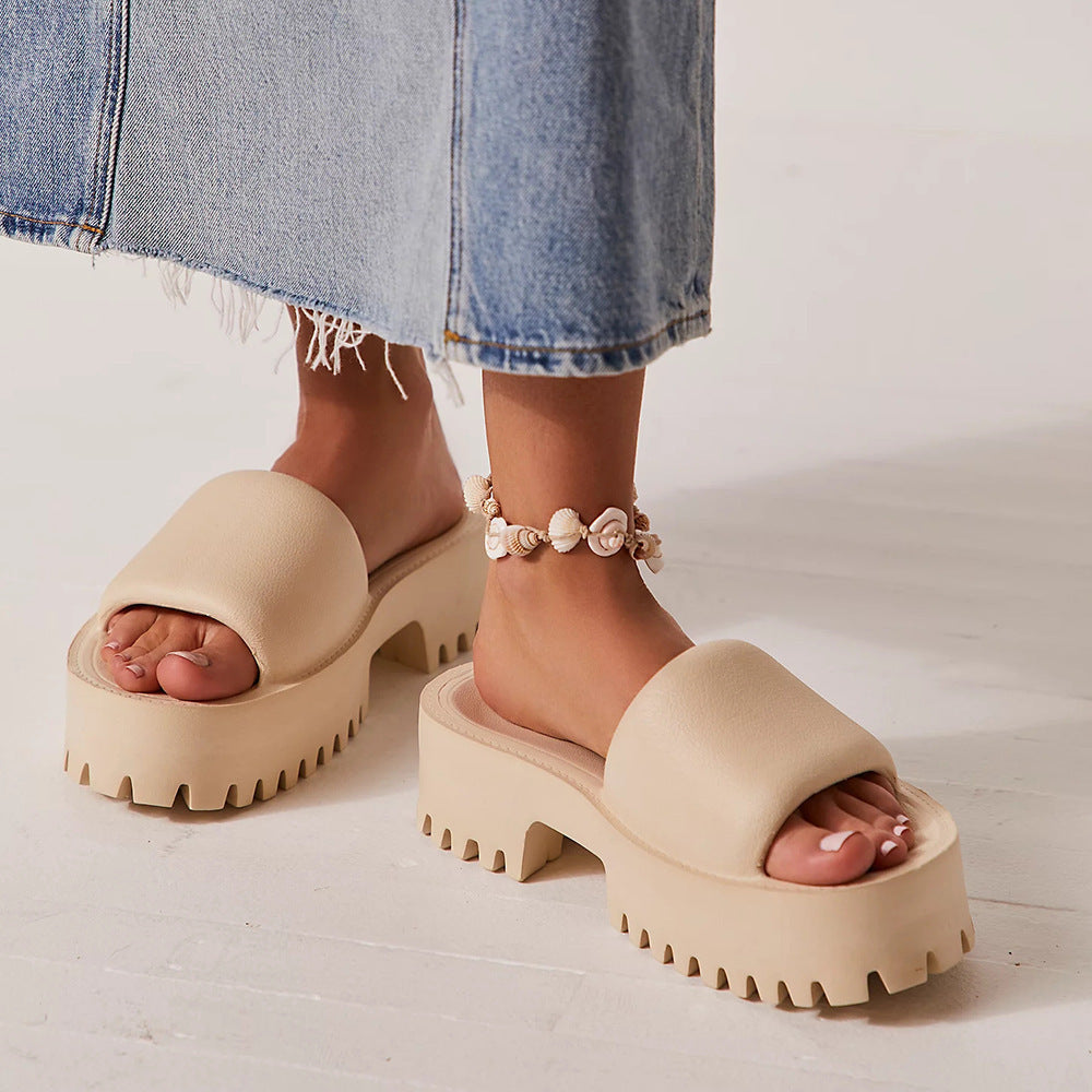 Women's Platform High Heel Fashion EVA Slippers