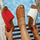Women's Plus Size Peep Toe Wedge Platform Slippers - Luxeventshub