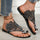 Slip-on Flip-toe Sandals Women's Rhinestone Hollow Flat-heeled Slippers - Luxeventshub