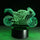 Motorcycle led desk lamp