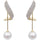 New Trendy High-end Earrings Retro Light Luxury Simple Earrings