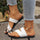 Round-toe Sandles Toe Covering Comfortable Flat Sandals - Luxeventshub