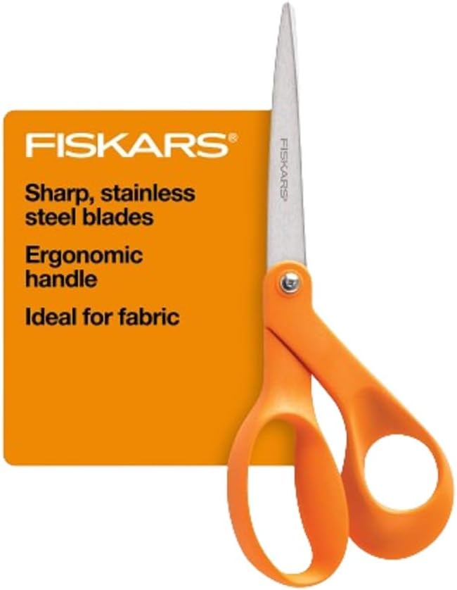 Fiskars 12-94518697WJ The Original Orange Handled Scissors