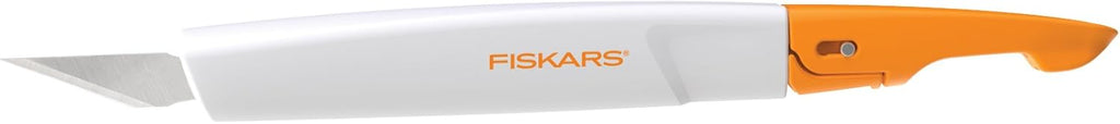 Fiskars SoftGrip Detail Craft Knife - 8" Exacto Knife for Crafting - Multi-Use Exacto Blade Included with Protective Cover