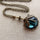 Creative Retro Dragonfly Green Crystal Ladies' Pendant Necklace - Luxeventshub