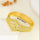 1pcs Fashionable Hollow Leaf Gold Bracelet, Carved Wheat Ear Flower Bracelet