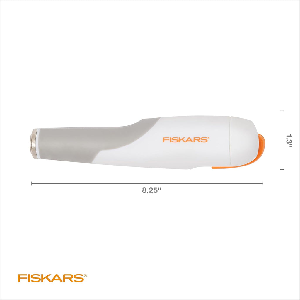 Fiskars SoftGrip Detail Craft Knife - 8" Exacto Knife for Crafting - Multi-Use Exacto Blade Included with Protective Cover