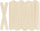 100Pcs Jumbo Wooden Craft Sticks Popsicle Stick 6” Long x 3/4”Wide Treat Ice Pop for DIY Crafts，Home Art Projects, Classroom Supplies