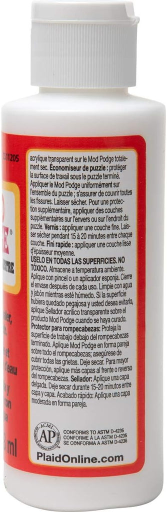 Mod Podge Gloss Sealer, Glue & Finish: All-in-One Craft Solution- Quick Dry, Easy Clean, for Wood, Paper, Fabric & More. Non-Toxic - Craft with Confidence, Made in USA, 16 oz., Pack of 1