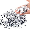 DECORA 500 Pieces 6mm -12mm Black Wiggle Googly Eyes with Self-Adhesive Backs for DIY Crafts Doll Making Sewing Supplies