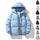 Men's Hoodie Coat Winter Fashion Solid ZIp-up Thickened Cotton-padded Jacket Casual Warm Outwear Top Clothing