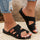 Summer New European And American Breathable Mesh Peep-toe Slippers