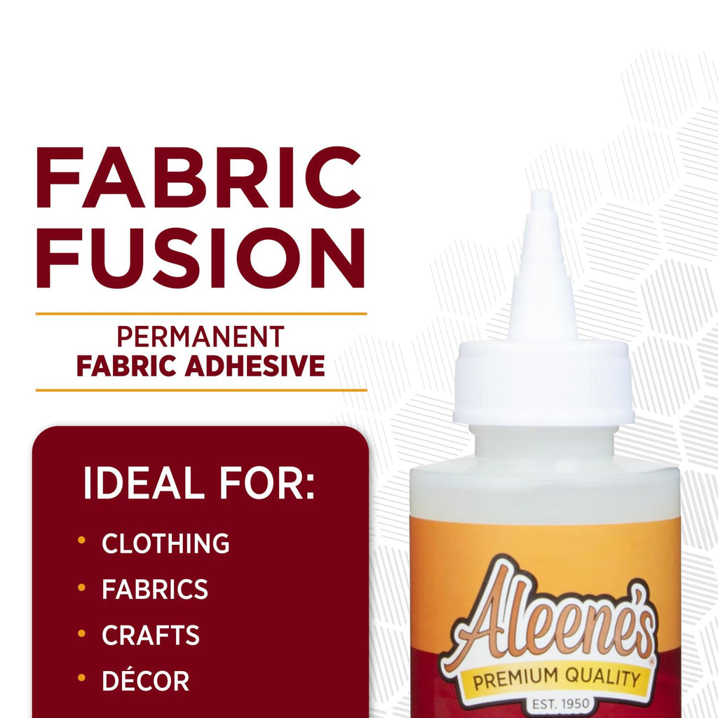 Aleene's Fabric Fusion Permanent Fabric Adhesive 4 fl. oz.