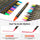 Betem 24 Colors Dual Tip Acrylic Paint Pens Markers, Premium Acrylic Paint Pens for Wood, Canvas, Stone, Rock Painting, Glass, Ceramic Surfaces, DIY Crafts Making Art Supplies