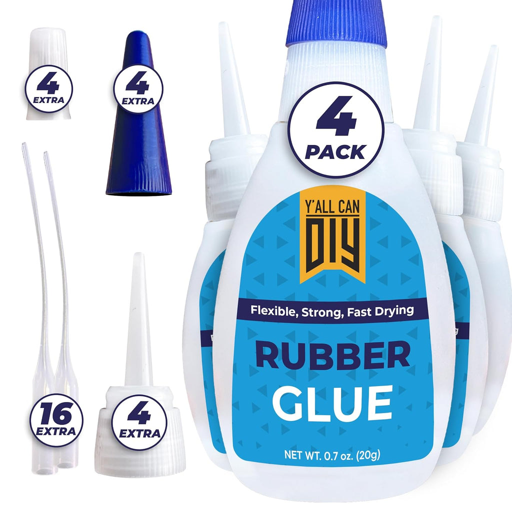 Y'allCanDiy Super Glue for Plastic 20g (.7 oz) - Heavy Duty Glue for Legos & Miniatures. Adhesive for PLA, 3D Printing, Toys, Car, ABS, PVC, DIY Kits.