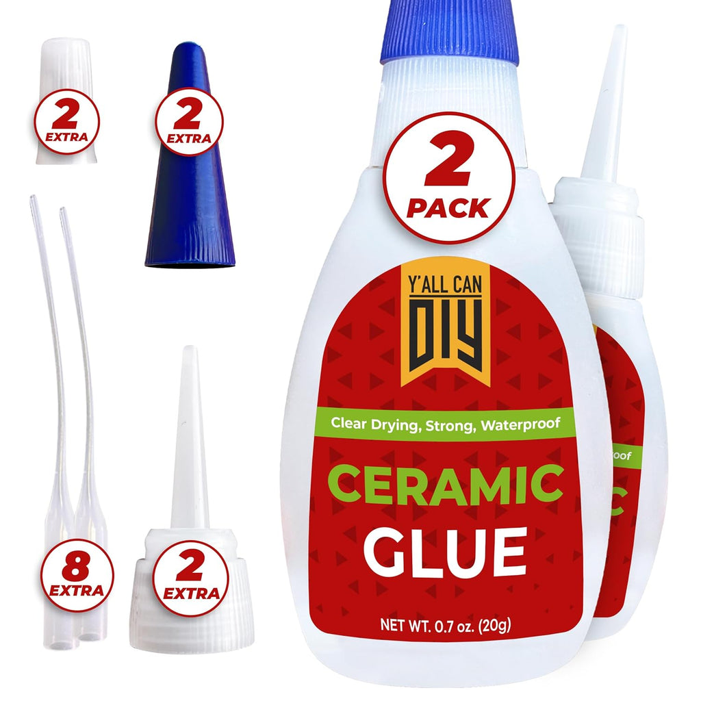 Y'allCanDiy Super Glue for Plastic 20g (.7 oz) - Heavy Duty Glue for Legos & Miniatures. Adhesive for PLA, 3D Printing, Toys, Car, ABS, PVC, DIY Kits.