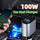 Metal Car Charger 100W Super Fast Charging Car Cigarette Lighter USB And TYPE-C Adapter - Luxeventshub