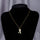 1PCS Fashionable Gold Diamond Crown Uppercase Letter Popular Pendant Necklace Suitable For Daily Use Festivals Parties Gifts Jewelry Set