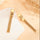 2pcs Fashionable Modern Metal Thin Chain Earrings, Gold Bead Tassel Earrings, Suitable For Women's Daily Party Wear, Birthday Gifts