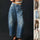 High Stretch Mid-Rise Barrel Jeans Fashion Wide Leg Shape Women Casual Baggy Mid Waist Denim Jeans - Luxeventshub