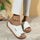 Summer Wedge Slides Slippers Fashion Fish Mouth Thick Bottom Roman Shoes Solid Color Beach Sandals For Women