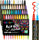 Betem 24 Colors Dual Tip Acrylic Paint Pens Markers, Premium Acrylic Paint Pens for Wood, Canvas, Stone, Rock Painting, Glass, Ceramic Surfaces, DIY Crafts Making Art Supplies