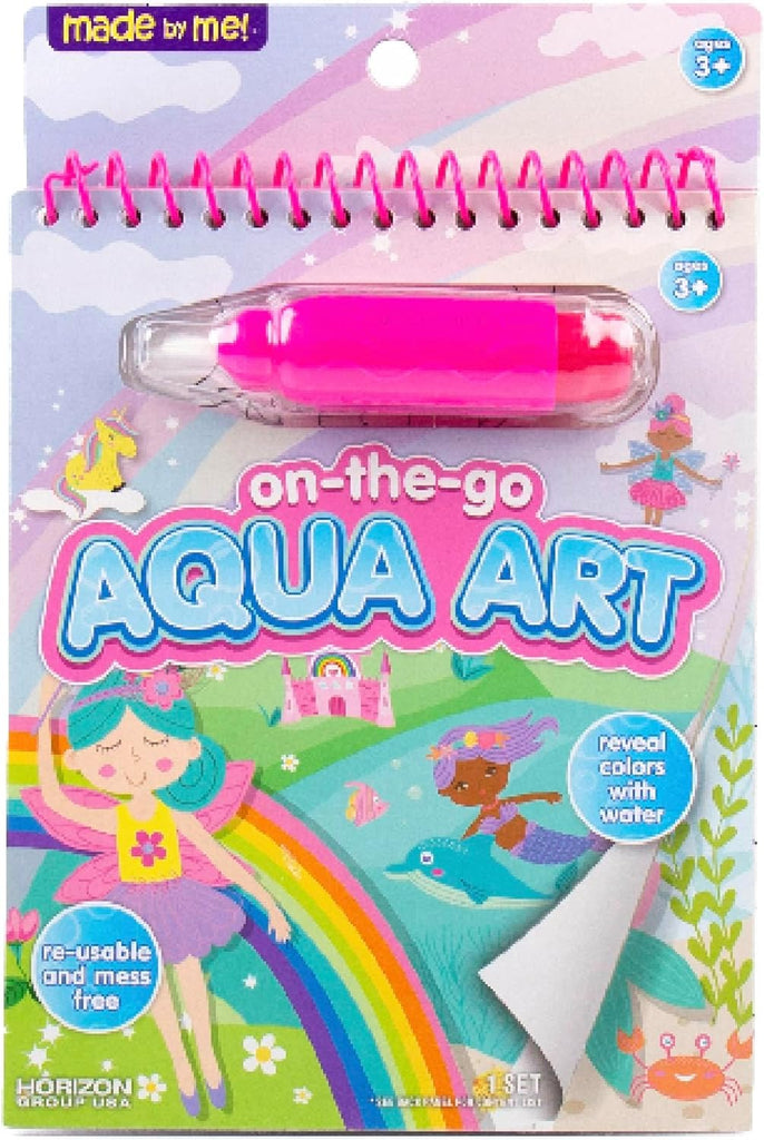 Horizon Group USA Bluey Aqua Art - Reusable Water Reveal Activity Pages With Water Pen for No-Mess Drawing and Coloring