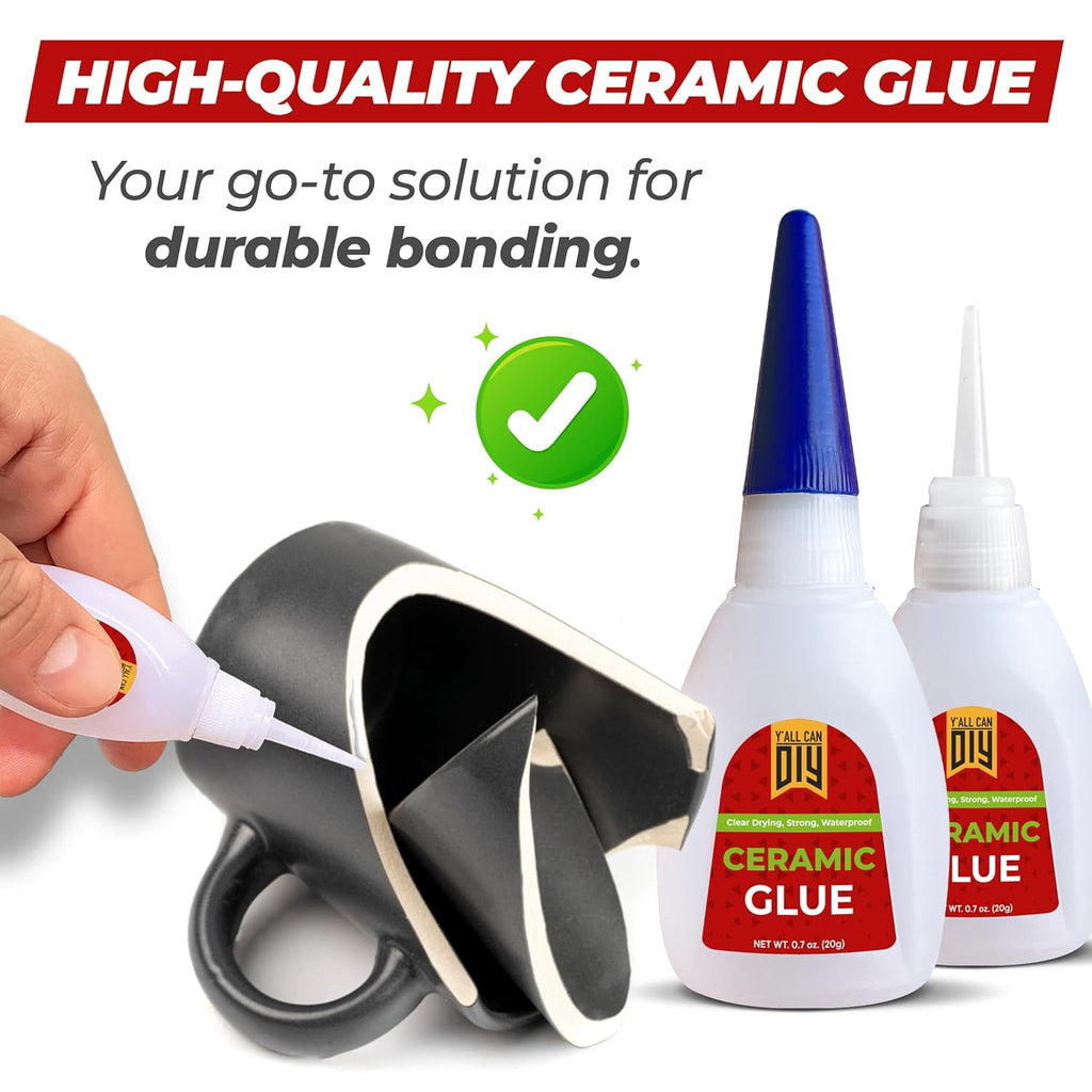 Y'allCanDiy Super Glue for Plastic 20g (.7 oz) - Heavy Duty Glue for Legos & Miniatures. Adhesive for PLA, 3D Printing, Toys, Car, ABS, PVC, DIY Kits.