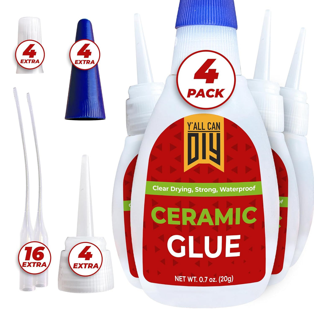 Y'allCanDiy Super Glue for Plastic 20g (.7 oz) - Heavy Duty Glue for Legos & Miniatures. Adhesive for PLA, 3D Printing, Toys, Car, ABS, PVC, DIY Kits.