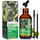 Jamaican Black Castor Oil,100% Pure and Natural Organic Castor Oil Cold Pressed Glass Bottles, Hair Growth, Eyebrow Care, Skin Care, Nourishes & Hydrates Hair, 60ML