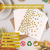 75PCS Paper Plates and Napkins Set - White and Gold Dot Disposable Party Dinnerware Includes Paper Plates, Napkins, Forks Decorations for Birthdays, Graduations, Weddings and Holidays, Serves 25