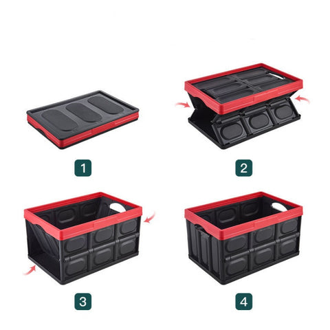 Backup storage box storage car folding storage box
