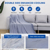 Summer Blanket Thin Lightweight Breathable Soft Double Side Enhanced Cool Blanket