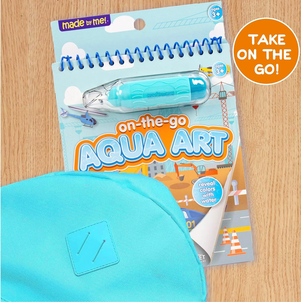 Horizon Group USA Bluey Aqua Art - Reusable Water Reveal Activity Pages With Water Pen for No-Mess Drawing and Coloring