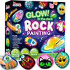 JOYIN Rock Painting Kit- Glow in The Dark Rock Kit, Arts and Crafts for Kids Ages 6-12, Art Supplies Toy, Kids Craft Paint Kits, Arts & Crafts for Boys Girls Birthday Party Gift Toy