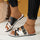 Women's Color Matching Round Head Flat Plus Size Slippers - Luxeventshub