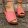 Fashion Solid Wedges Sandals Summer Casual Peep-toe Slippers Outdoor Thick Sole Heightening Slides Shoes Women