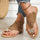 Slip-on Flip-toe Sandals Women's Rhinestone Hollow Flat-heeled Slippers - Luxeventshub