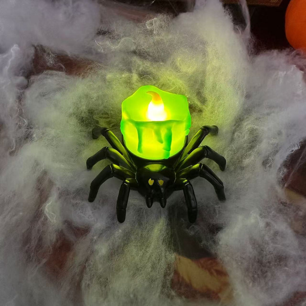 Halloween Decoration Spider Night Lights Party Supplies Decoration Props Bar, Haunted House, Horror Party Accessories